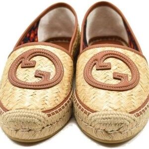 Gucci Adela GG Raffia Espadrilles - EU36